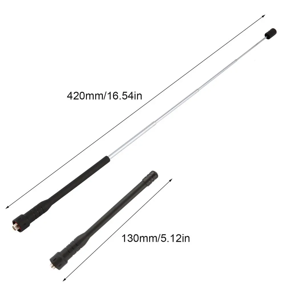 Rod telescopic gain Antenna for Baofeng walkie talkie Dual Band UHF for  Portable Radio UV-5R BF-888S UV-5RE UV-82 UV-3R