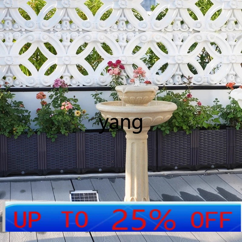 

LTT fountain solar automatic circulation water ornament outdoor courtyard garden landscape decoration
