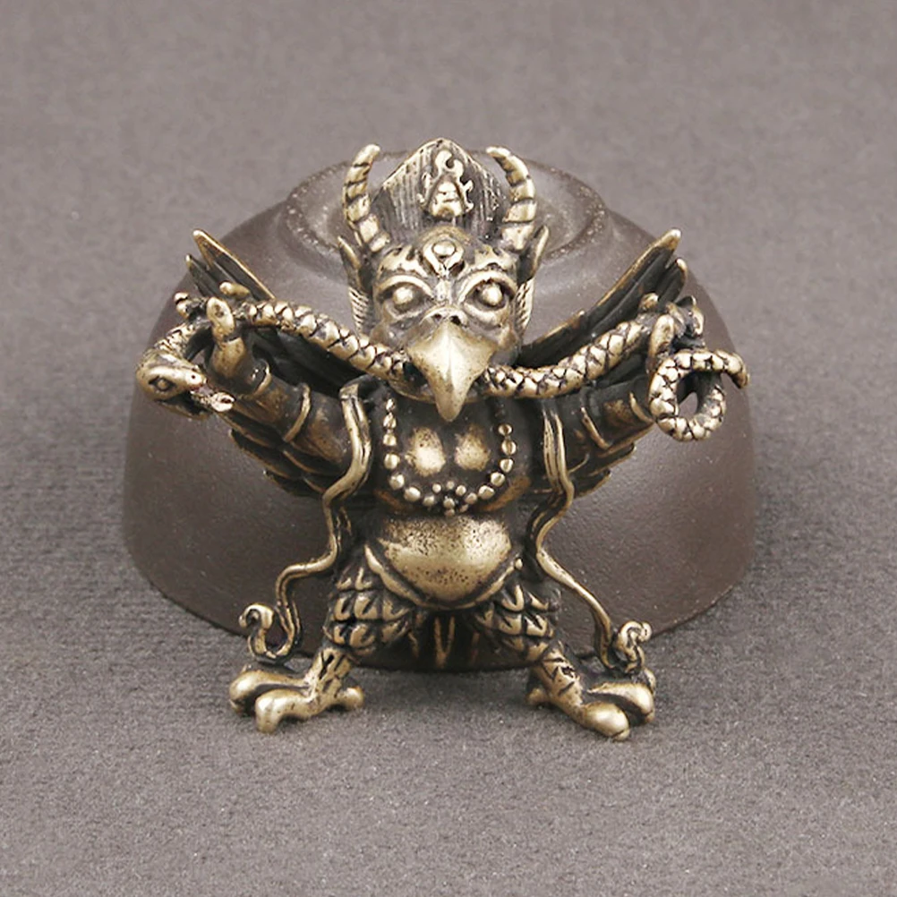 

Vintage Brass Tibetan Golden Keychain Charm Shape Decorative Pendant Lightweight Safe Reliable Long Lasting