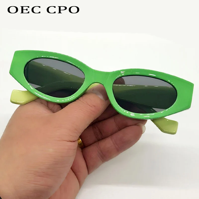 

Vintage Cat Eye Sunglasses for Women Brand Design UV400 Shades Sun Glasses Female Trendy Punk Thick Frame Unisex Eyewear Oculo
