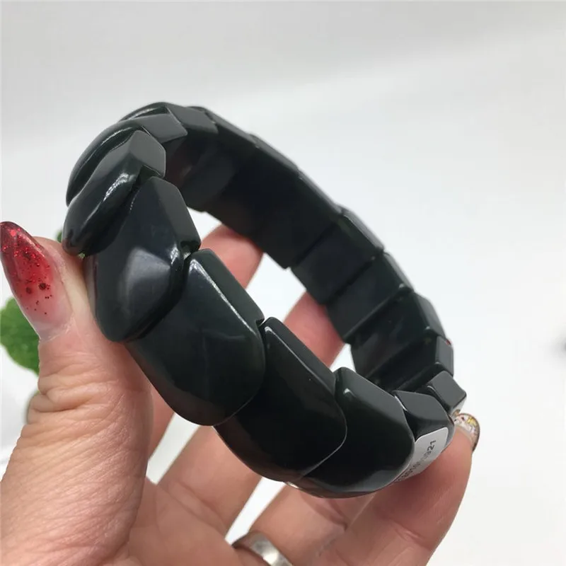 Natural Fish Scale , Hotan Green Jade Bracelet