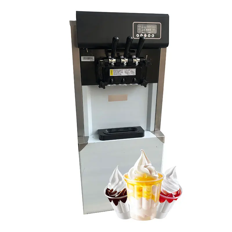 Image 3: Machine à glace molle industrielle, congélateur discontinu avec compresseur, machine à glace commerciale pour usine