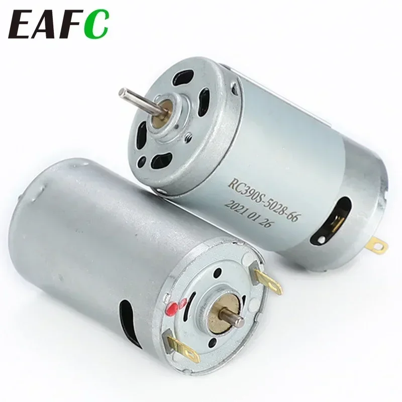 1PCS DC Motor R390 High Torque Micro Motor 390 12V Brush Motor Engine 20000RPM for Power Tools Hair Dryer Toys Screwdriver Tool