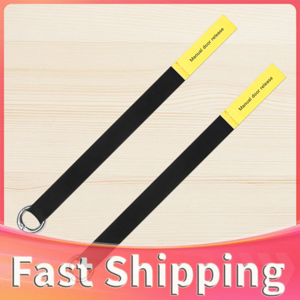 Rear Door Mechanical Switch Extended Car Door Emergency Handle Manual Door Release Emergency Puller Button for TESLA Model Y