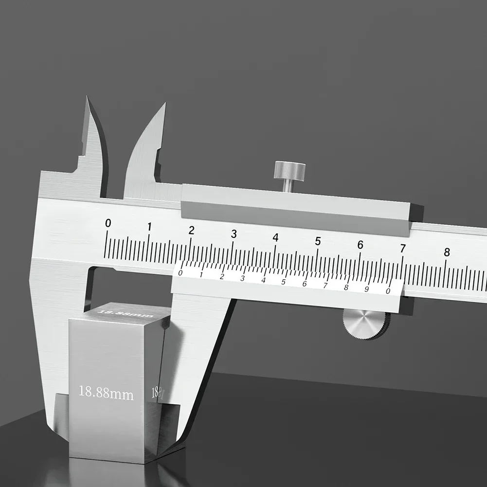 

Профессиональный набор измерительных инструментов для штангенциркуля из нержавеющей стали с диапазоном измерения 150 мм и разрешением 0,02 мм.