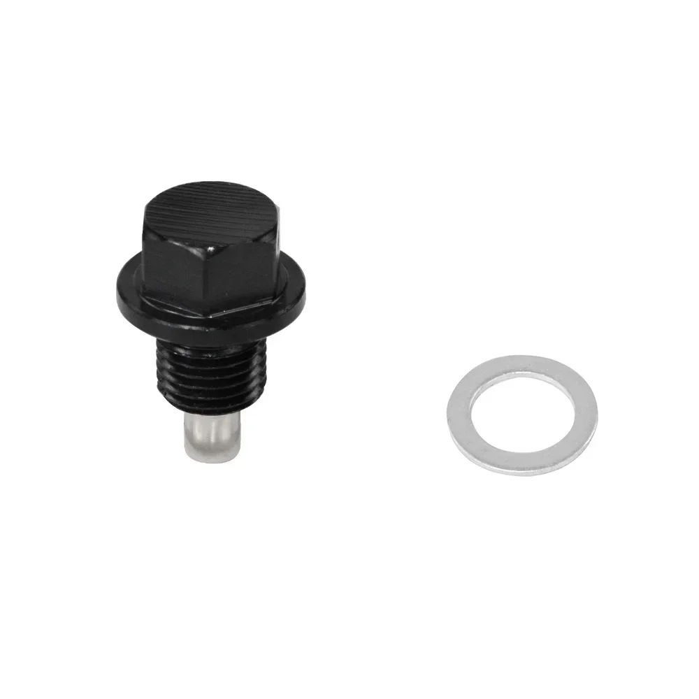 Aluminum Magnetic Oil Sump Drain Plug Bolt M12*1.25 M12*1.5 With Washer Gasket Car Engine Oil Drain Screw Auto Parts