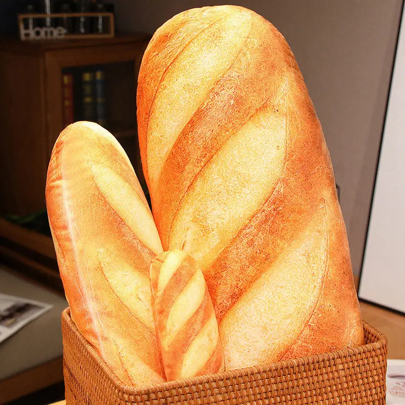 Riesiges Brot, Plüsch, langes Kissen, Spielzeug, weich, lustig, Simulation, Lebensmittelspielzeug, kreatives Kissen, Geburtstagsgeschenk, Weihnachtsgeschenk – Detail 18