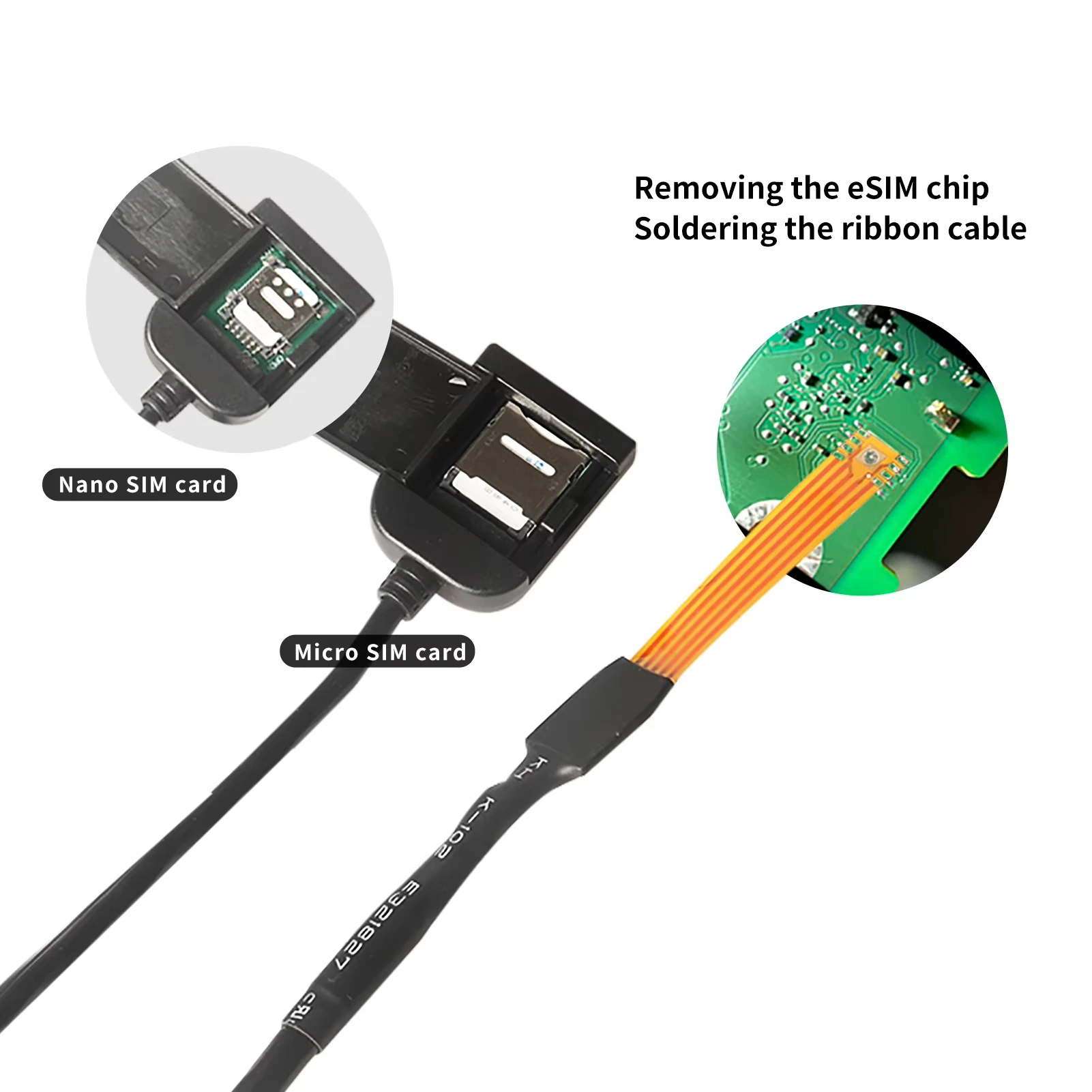 Adaptador DIY, adaptador de ranura para tarjeta Sim para Radio Android, Gps Multimedia, conector de Cable 4G, accesorios para coche, pieza de repuesto de cables