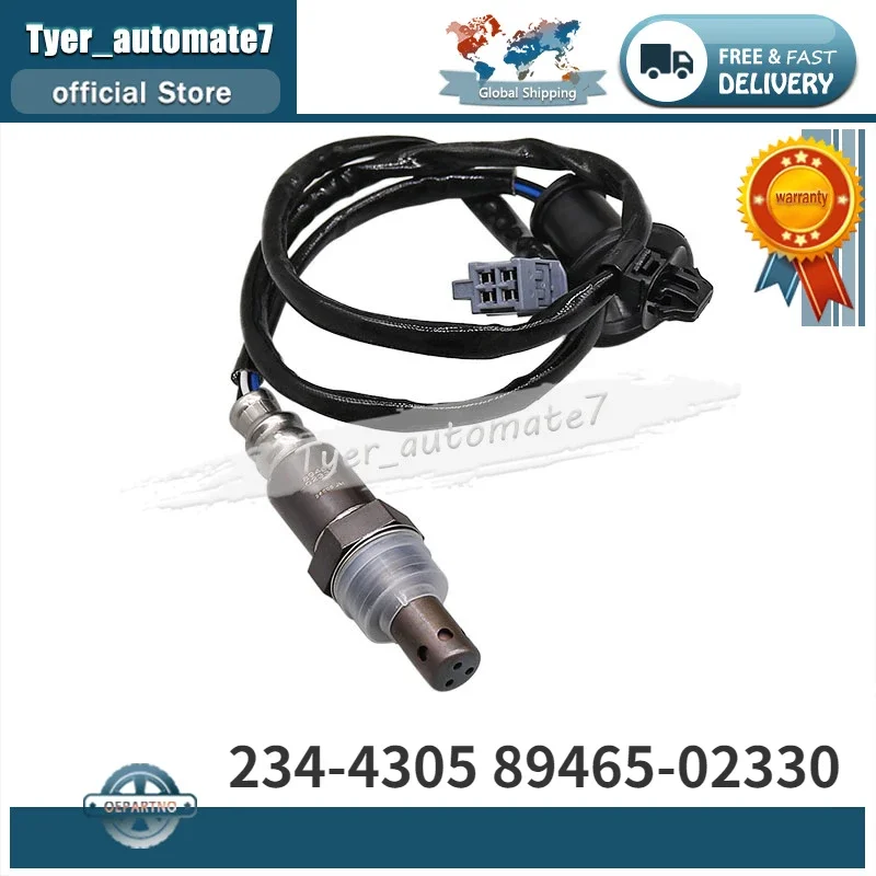 1Pcs Downstream Lambda O2 Oxygen Sensor 234-4305 89465-02330 For 2009-2014 Toyota Corolla Matrix Pontiac Vibe 1.8L