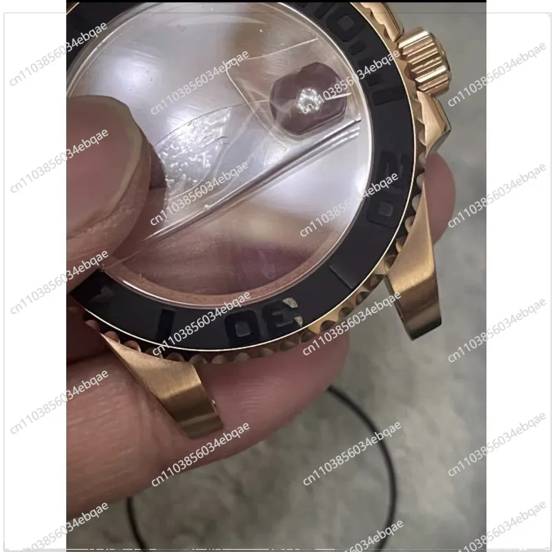 For Watch Accessories, Rose Gold, for Movement 2824 2130, Full Set of Case Accessories, Sapphire. Case Diameter 40mm