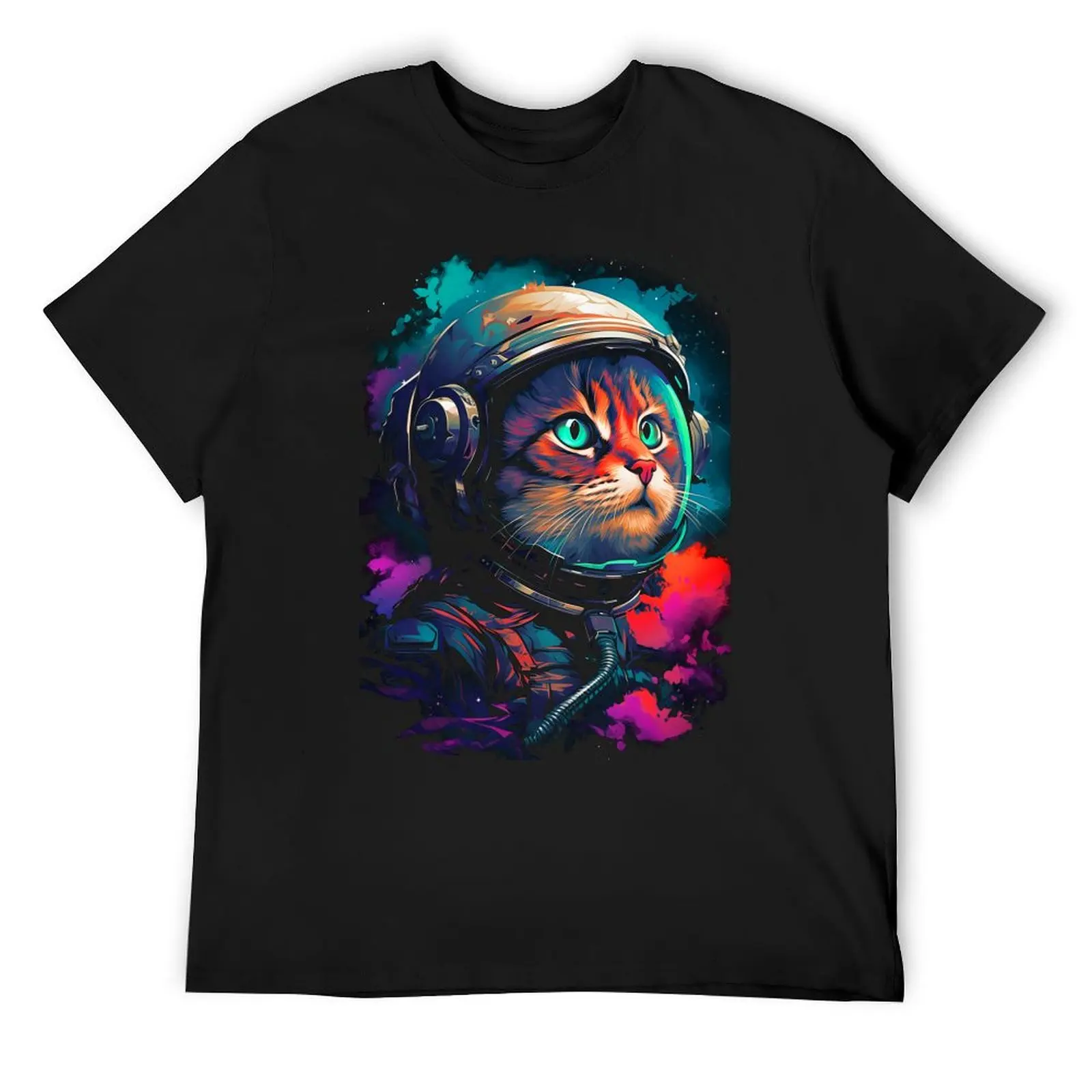 

Astro Cat T-Shirt T-shirts man new edition tshirts personalised cute clothes clothing for men
