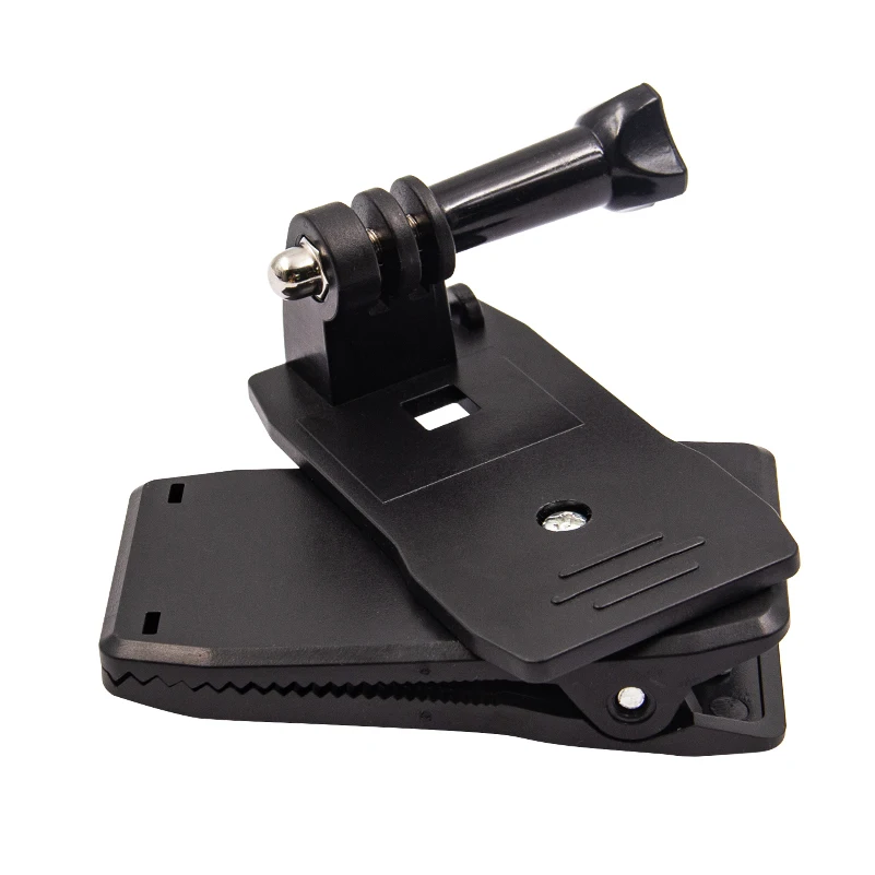 360 Degree Rotary Backpack Hat Clip Clamp Mount for Gopro Hero 5 3 4 Session SJCAM SJ4000 For Xiaomi Yi 4K Go Pro Accessory