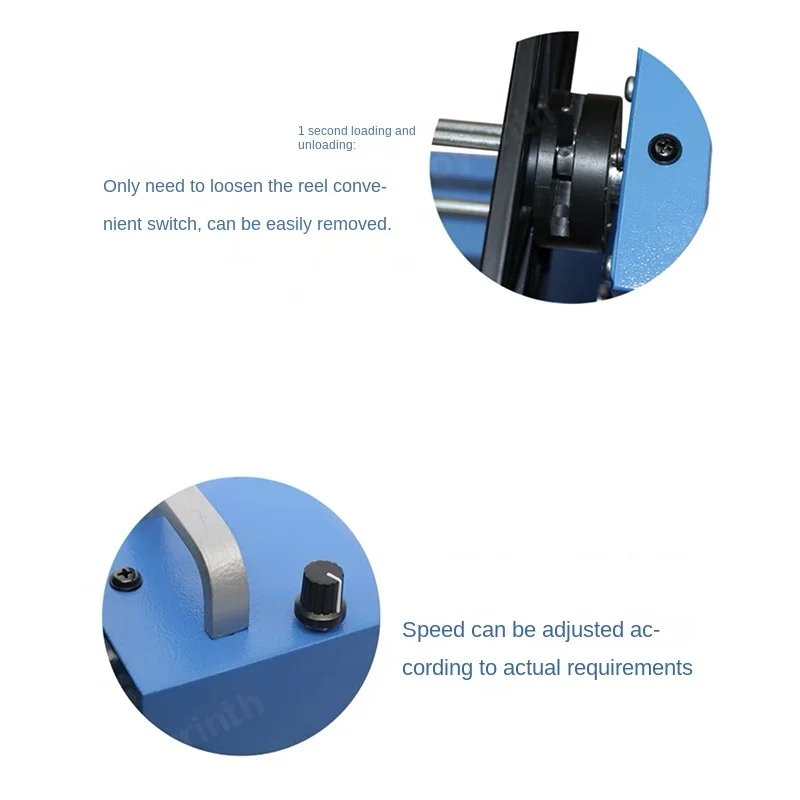 X6 multifunctional automatic rewinding label winding machine rewinding label take-up machine 220V