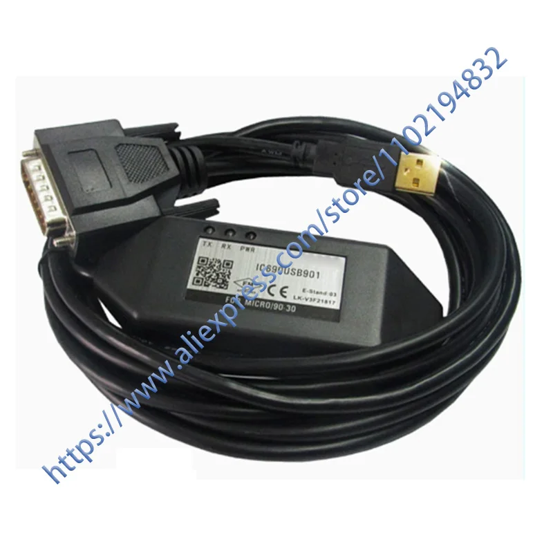 1pcs IC690USB901 Programming Cable For SNP GE90-70 / 90-30 Series PLC / communication / download cable IC690USB90