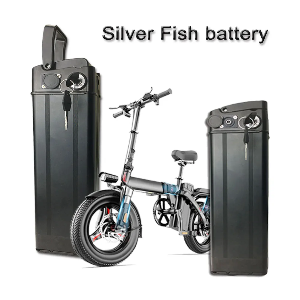 For Silver Fish 48V 20Ah  Ebike 500W 750W 1000W 42V 15AH BMS 18650 Lithium Battery Pack  with Charger