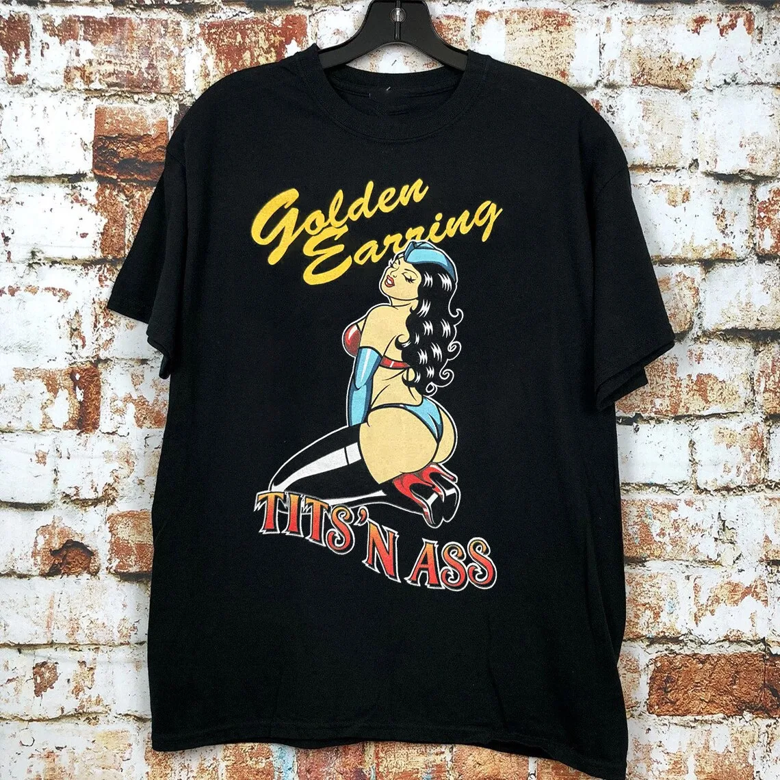 

GOLDEN EARRING Band Album Tit's N As T Shirt Full Size S-5XL
