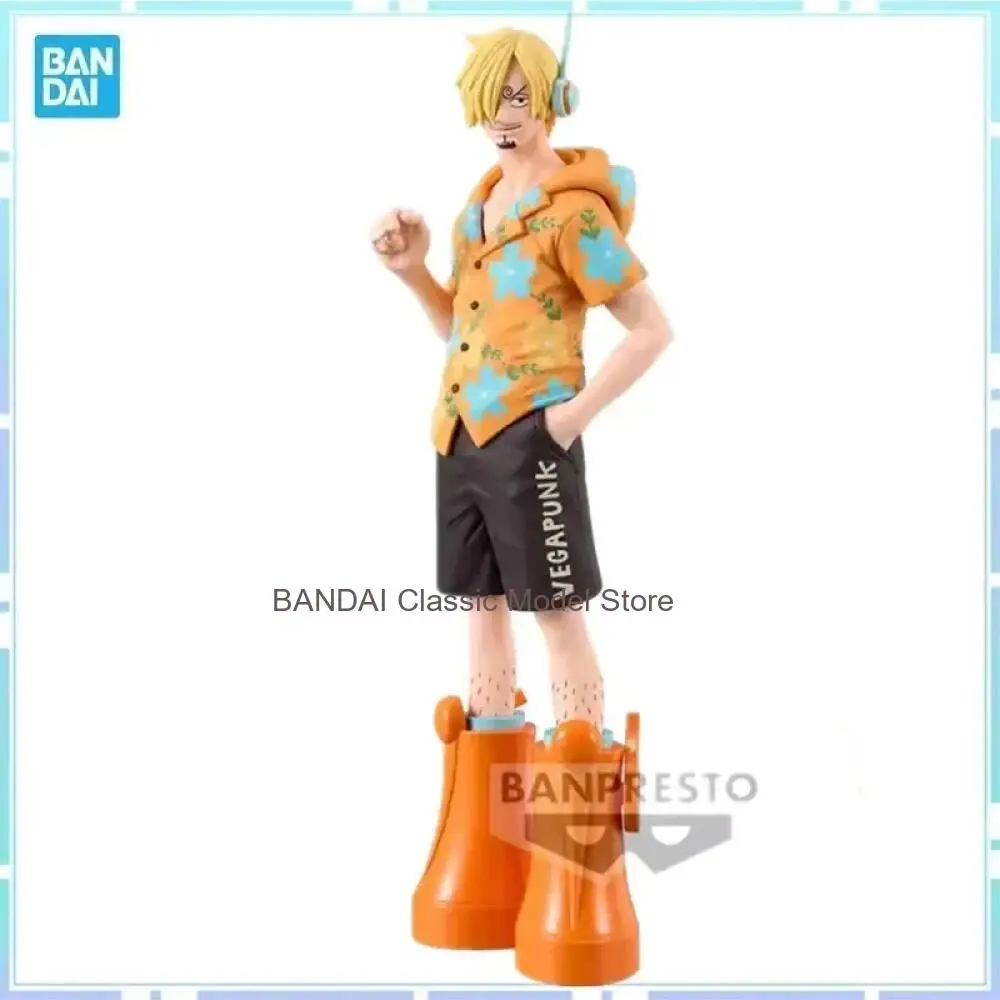 

Bandai Original Banpresto Anime One Piece DXF Sanji The Grandline Men Egghead PVC Action Figure Mode Collectible Toys