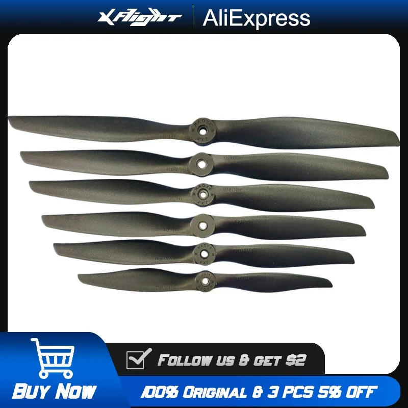 

XFlight 2PCS Nylon Propeller 10x5 to 16x10 Direct Drive for RC Airplane FF/M-Electric 10x5/12x7/13x7/14x7/15x8