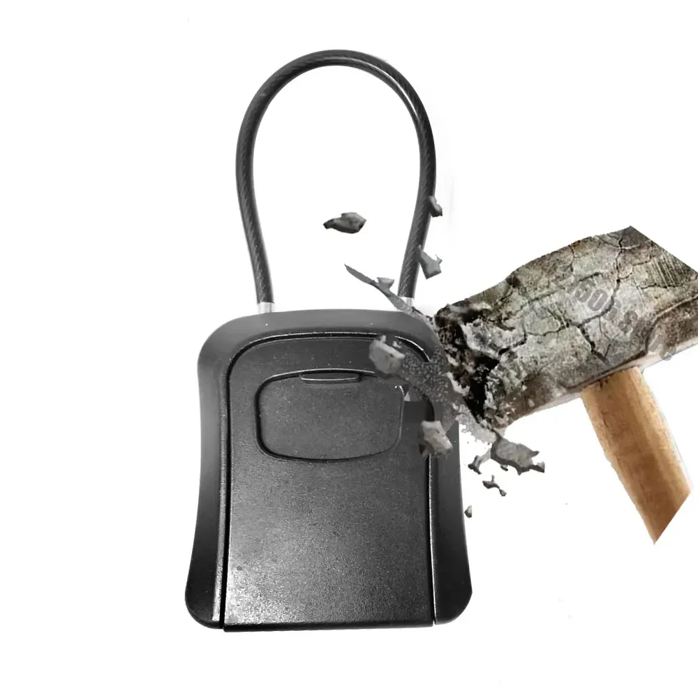 الحائط مفتاح آمن 4 أرقام كلمة المرور مفتاح آمن تخزين قفل مدير عقد ما يصل إلى 5 مفاتيح اقفال الصناديق الحائط مفتاح صندوق تخزين