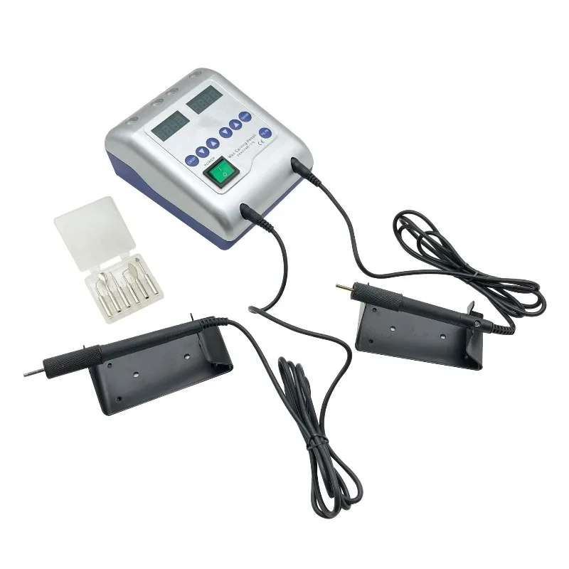 

Adjustable temperature double pen welding wax machine, jewelry braided rope dental mold change, hot wax engraving electric
