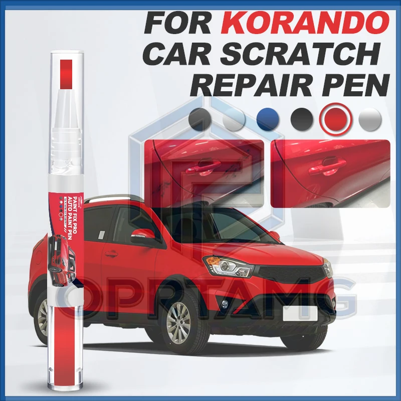

Автомобильные инструменты и аксессуары для KGM SsangYong Korando: Карандаш для ремонта краски, средство для удаления царапин, DIY аксессуары для авто, красный, синий, белый