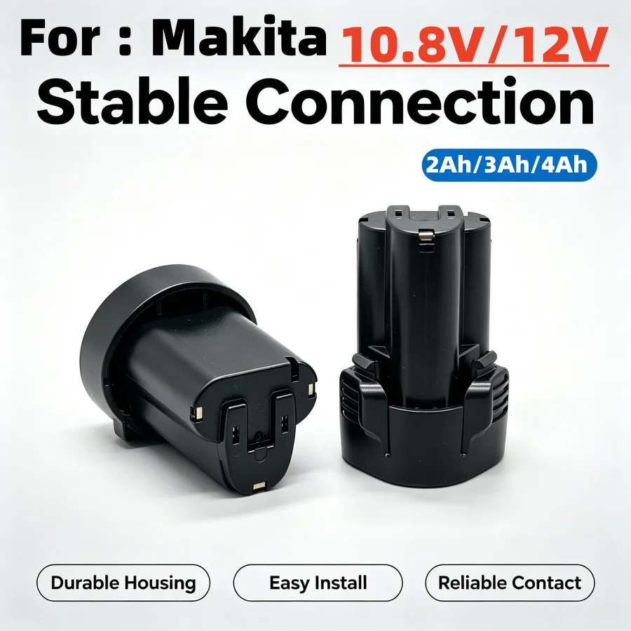 10.8V/12V 2Ah 3Ah 4Ah Rechargeable Battery For Makita BL1013 BL1014 194550‑6 194551‑4 Power Tool Battery