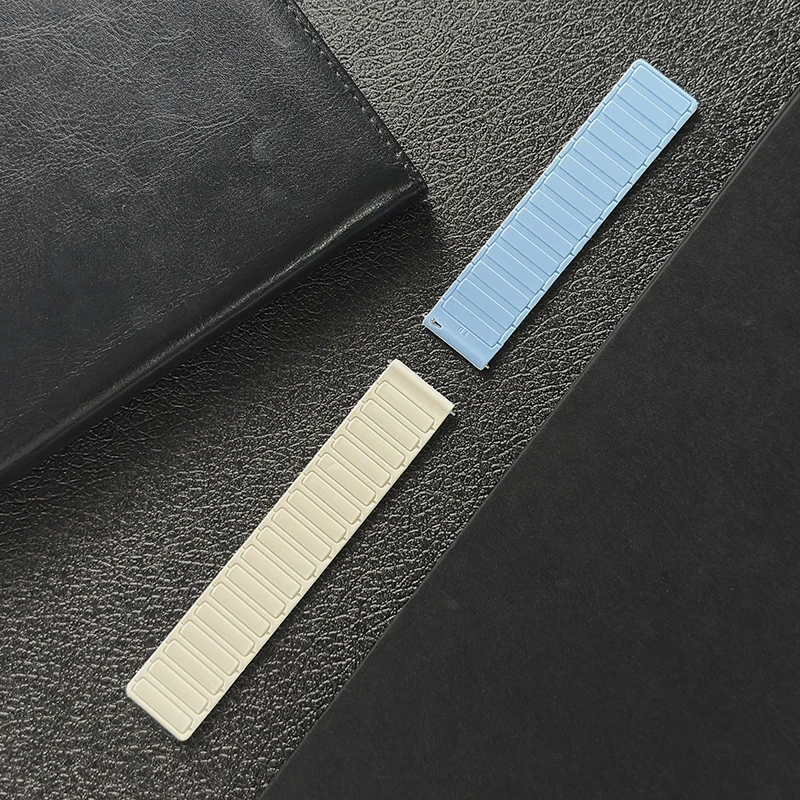 18mm 20mm 22mm watch Strap for Samsung Galaxy Watch 7 FE 6 5 4 6 Classic magnetic Silicone Bracelet correa Huawei GT6 5 4 3 pro image 6