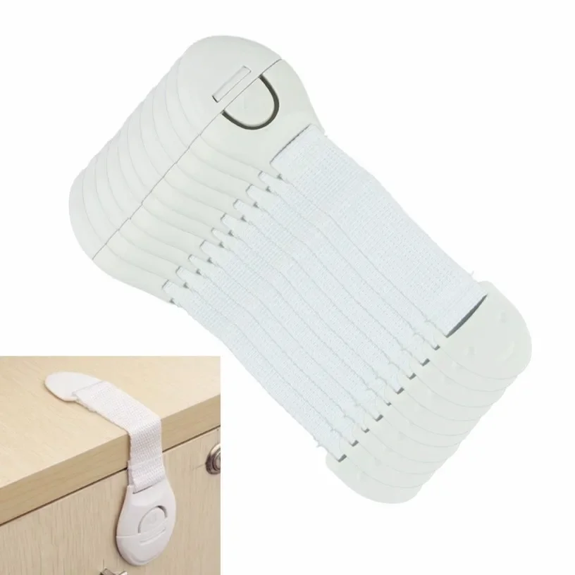 5pcs/Lot Baby Safety Drawer Locks Infant Door Cabinet Newly Design Finger Protection of Children Protector