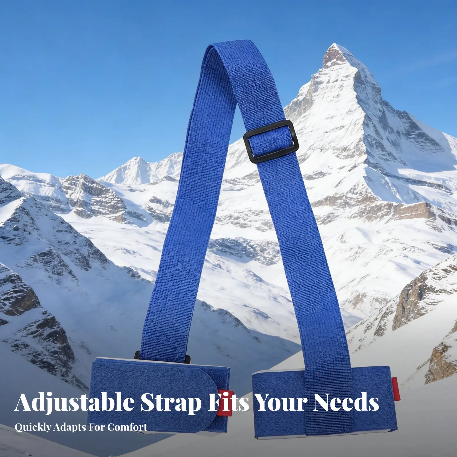 

Ski Carrier Strap Hands-Unrestricted Carry Adjustable Ski Carrier Snowboard Shoulder Carrier Waterproof Winter Sports Gear