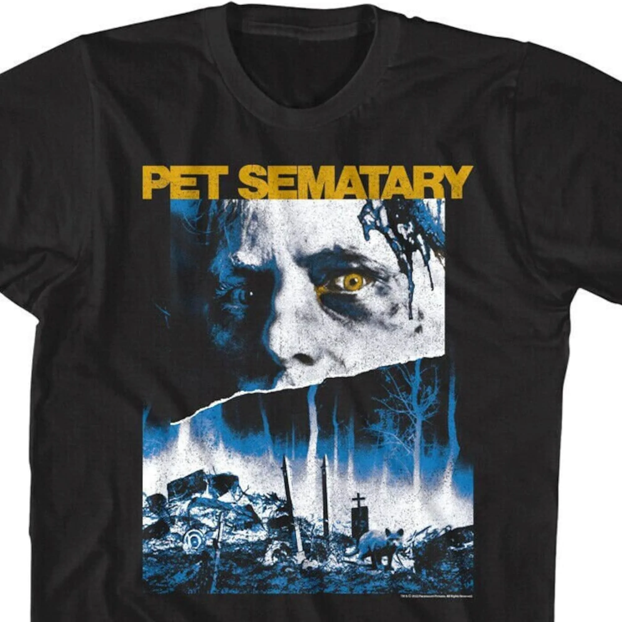 Pet Sematary TShirt Night at the Cemetary Men's Tees