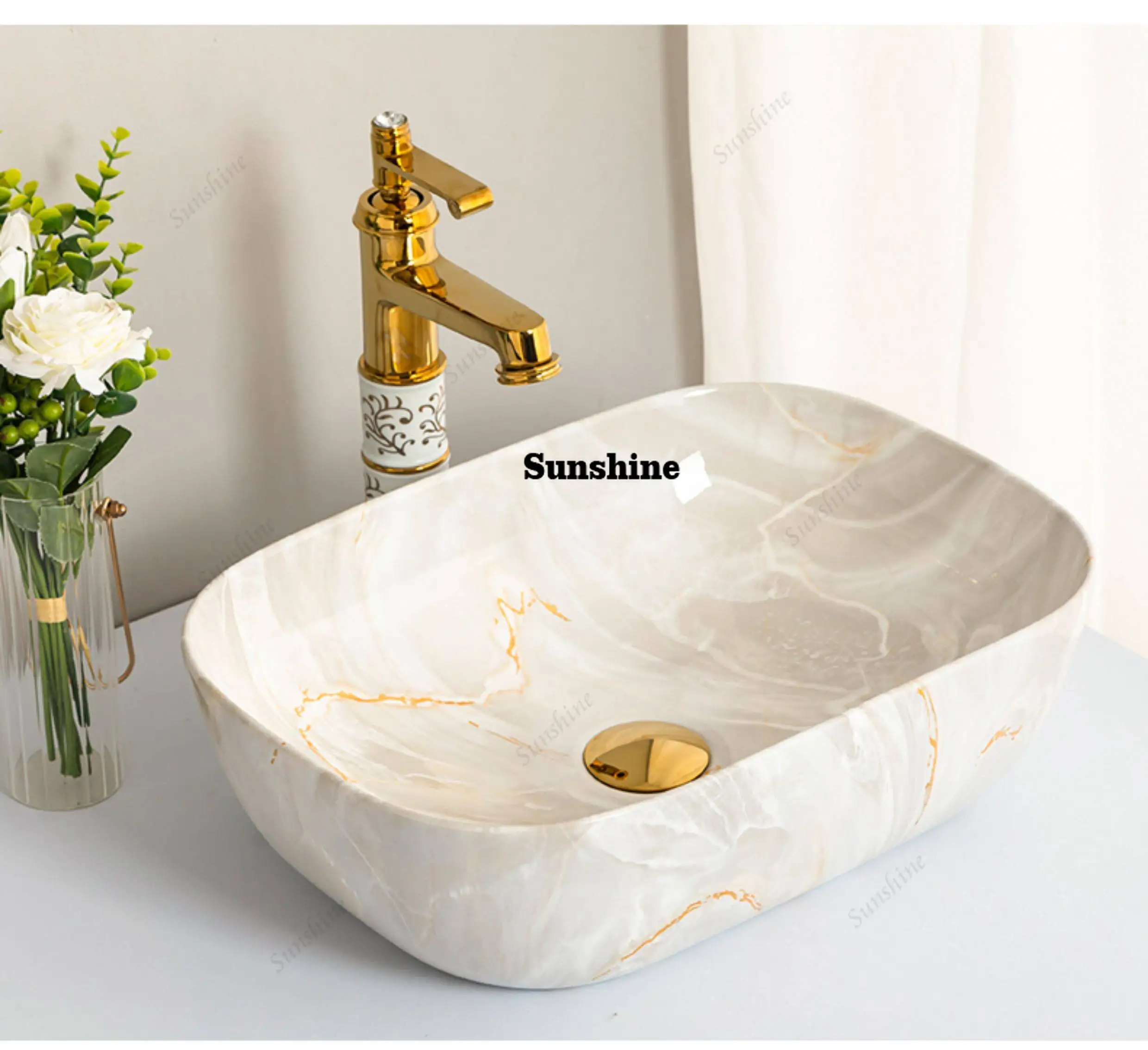 

Ceramic counter basin bathroom toilet washbasin household wash basin