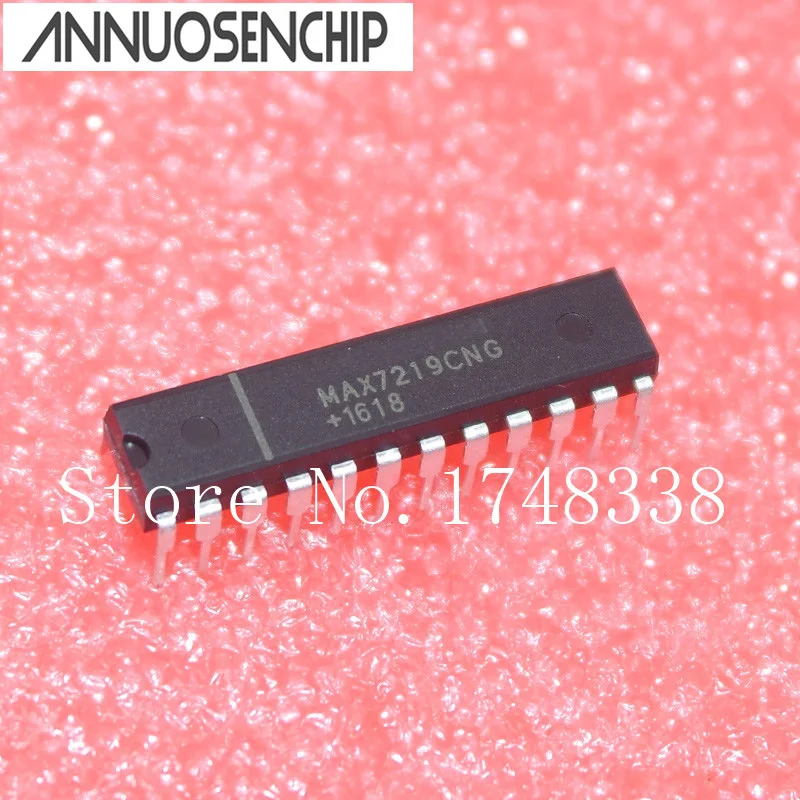 

50pcs/lot MAX7219 MAX7219CNG MAX7219ENG DIP-24 New and original