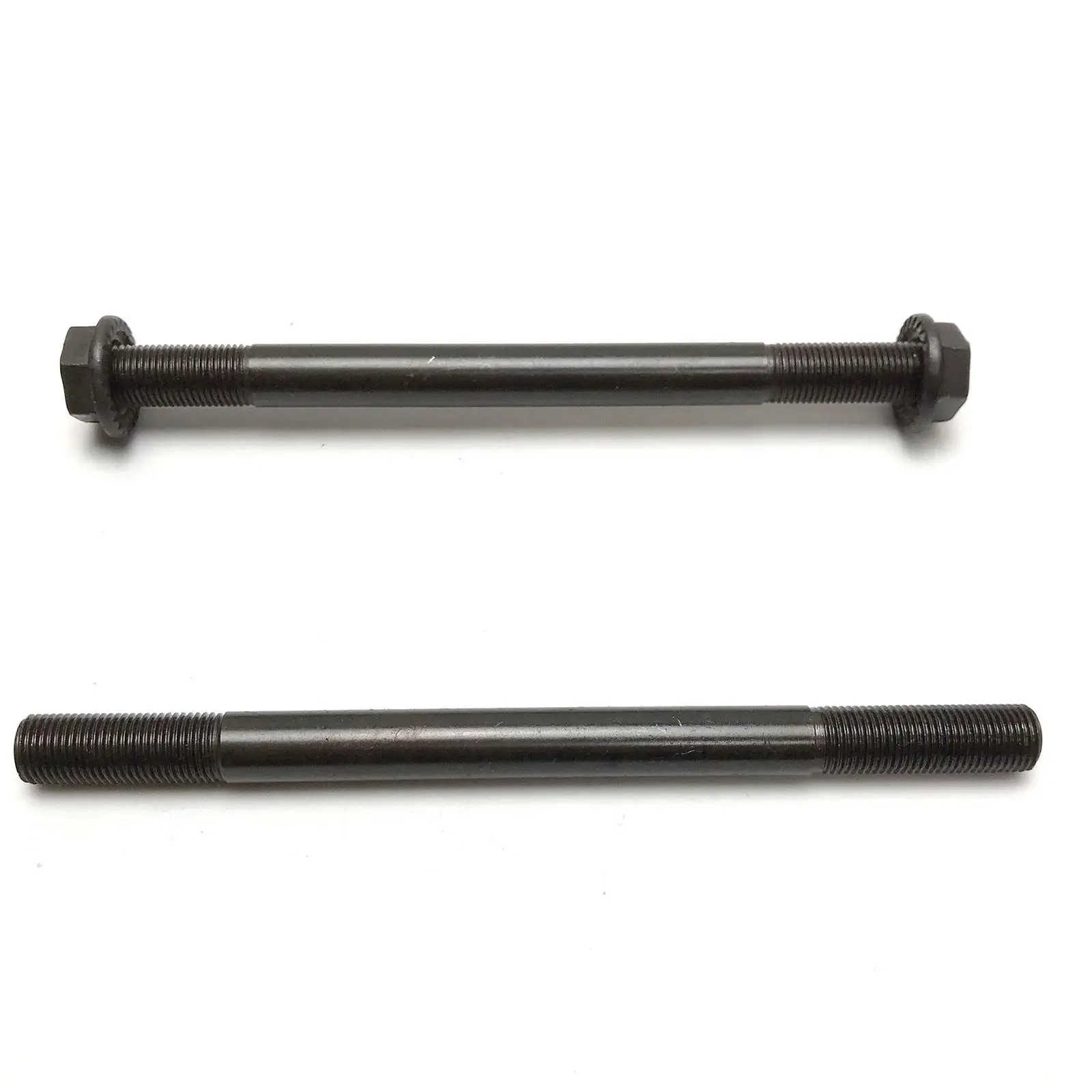 Exercise Bike Flywheel Shaft Maintenance Parts Easy Installation Sturdy Steel Flywheel Axle M10 Fine Thread Bolt Fixing Shaft