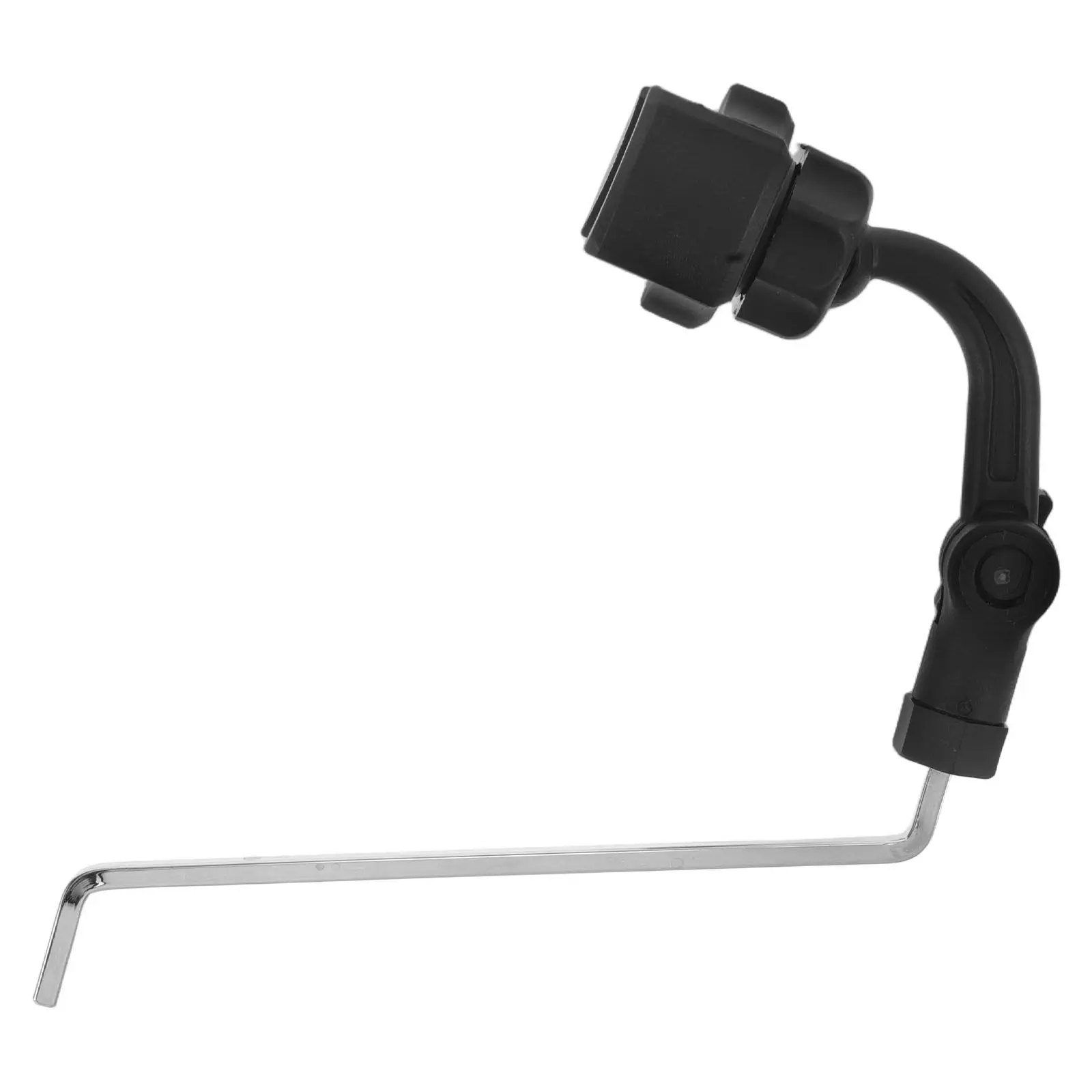 Alto Saxophone Phone Holder Sax Lyre Clip Mount Adjustable Music Stand for Sheet Music Backing Tracks Practice Performance Black