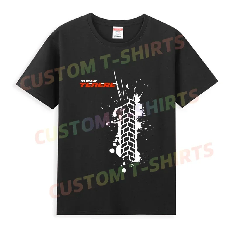 

2025 Men T Shirt Casual Super Tenere Fans Motorcycle T-shirt Graphic Oversized Sports Tops Comfortable Streetwear S-3XL Cool Tee