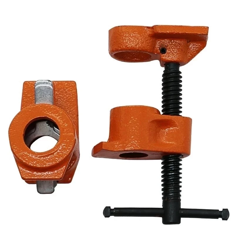 NEW  Wood Glue Clamp Tube 1/2 Inch Heavy Duty Pipe Clamp Wood Gluing Clamp Steel Pipe Clamp Fixture Carpenter Woodworking Hand T