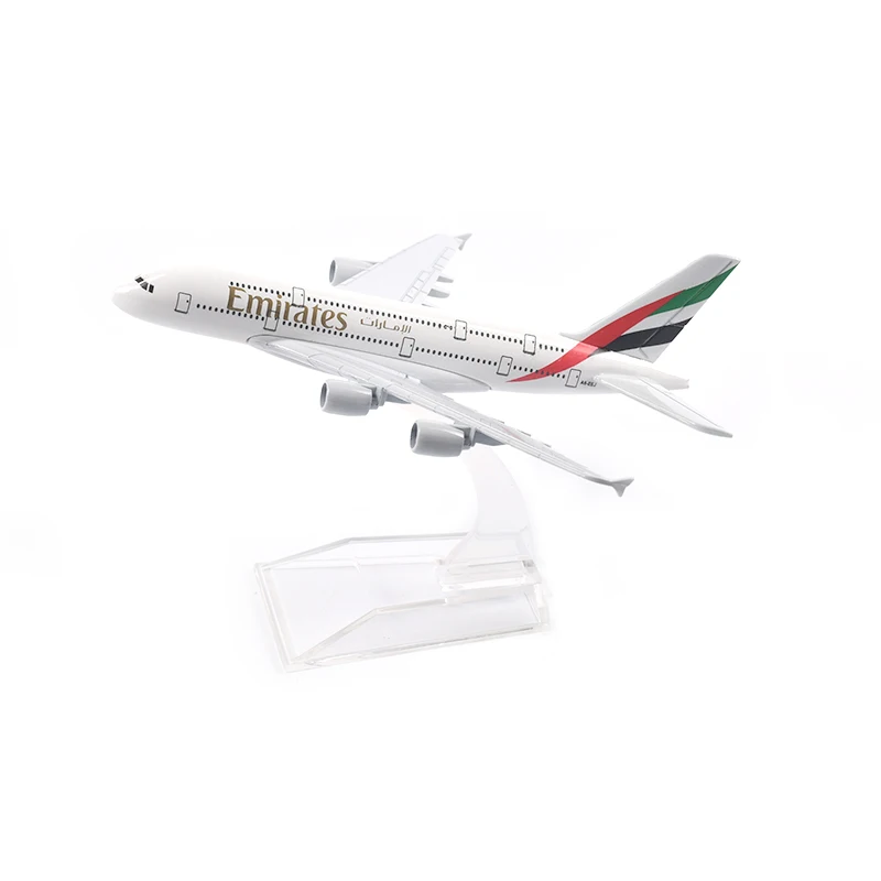 Iaszón Rövid tüllszoknya Összekapcsolt Arab emirates Légitársaság Airbus A380 Léghajó manöken Repülőgép diecast manöken Képsík Fém 1:400 Léghajó