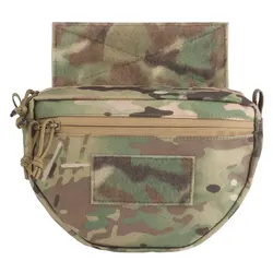 Tactical Vest Underbelly Pouch Hunting Vest Drop Pouches for JPC LBT-6094A V5 Plate Carrier Airsoft Gear Abdominal Storage Bag