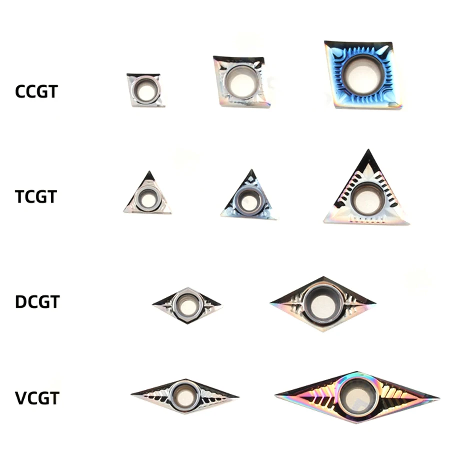 VCGT160402 TCGT16T302 CCGT1202/04 DCGT11T302 AK NX01 Color Aluminum Insert Boring Lathe Tool High Quality Internal Cutting Tools