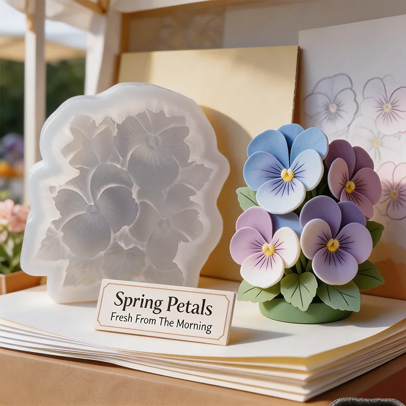 Floral Cluster Sili…