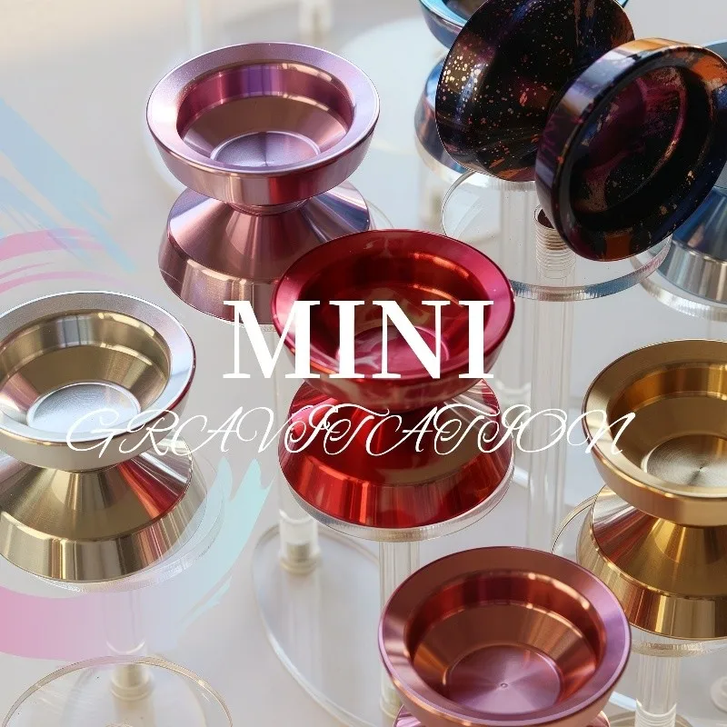 

AceYo Gravitation Mini Professional CNC Aluminum Unresponsive Yoyo Small Size Metal Yo-Yo for Kids Adults Competition String Tri