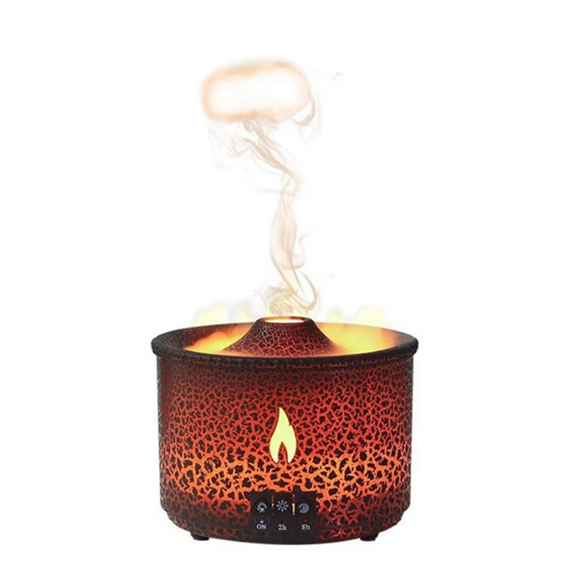 

Flame Aroma Diffuser Desktop Aroma Diffuser Essential Oil Humidifier Automatic Sprayer Home Fragrance 360ML EU Plug