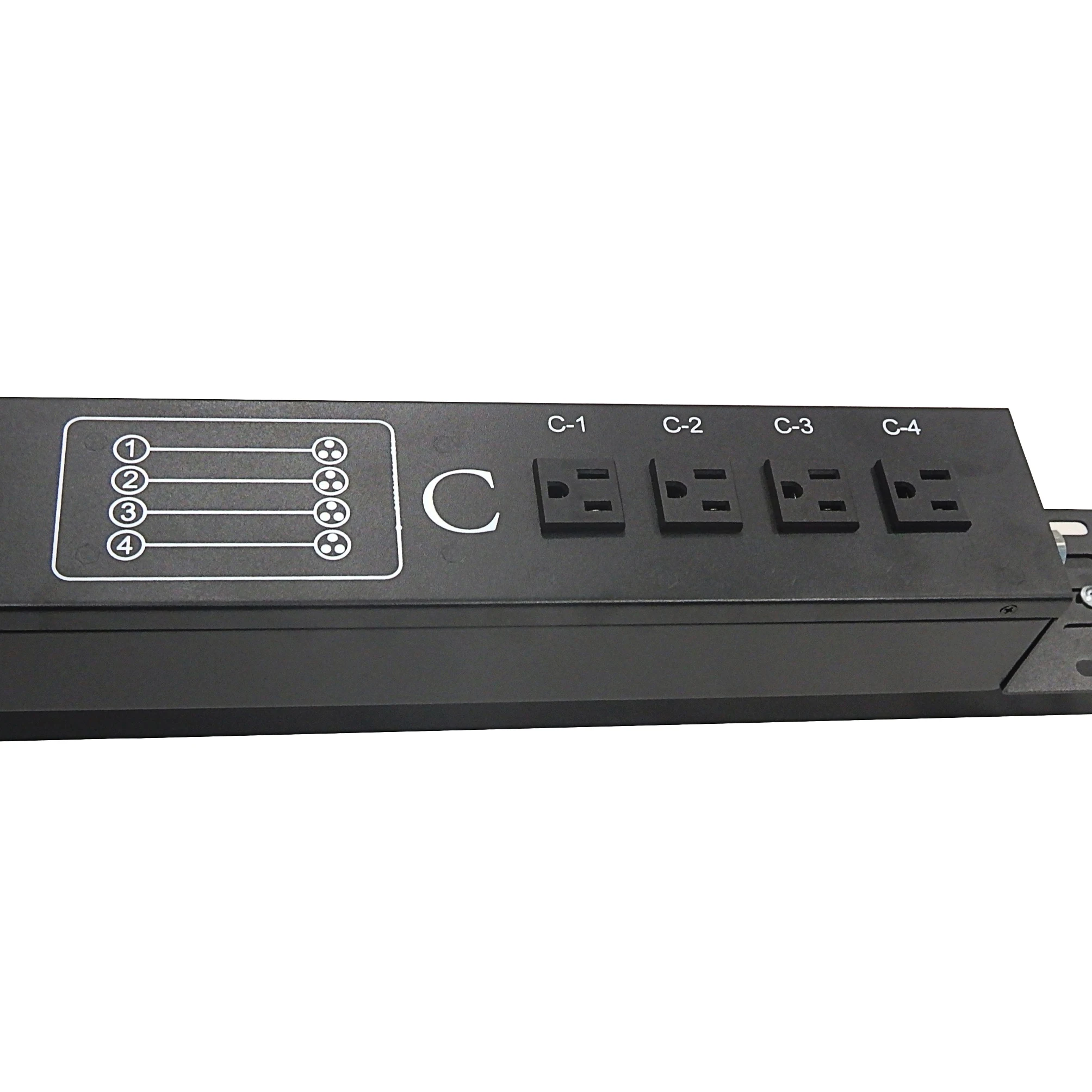 3Phase pdu 415V 63A 12port C19 2M power cord and monit Remote Control Meter rack 63a smart PDU for IDC