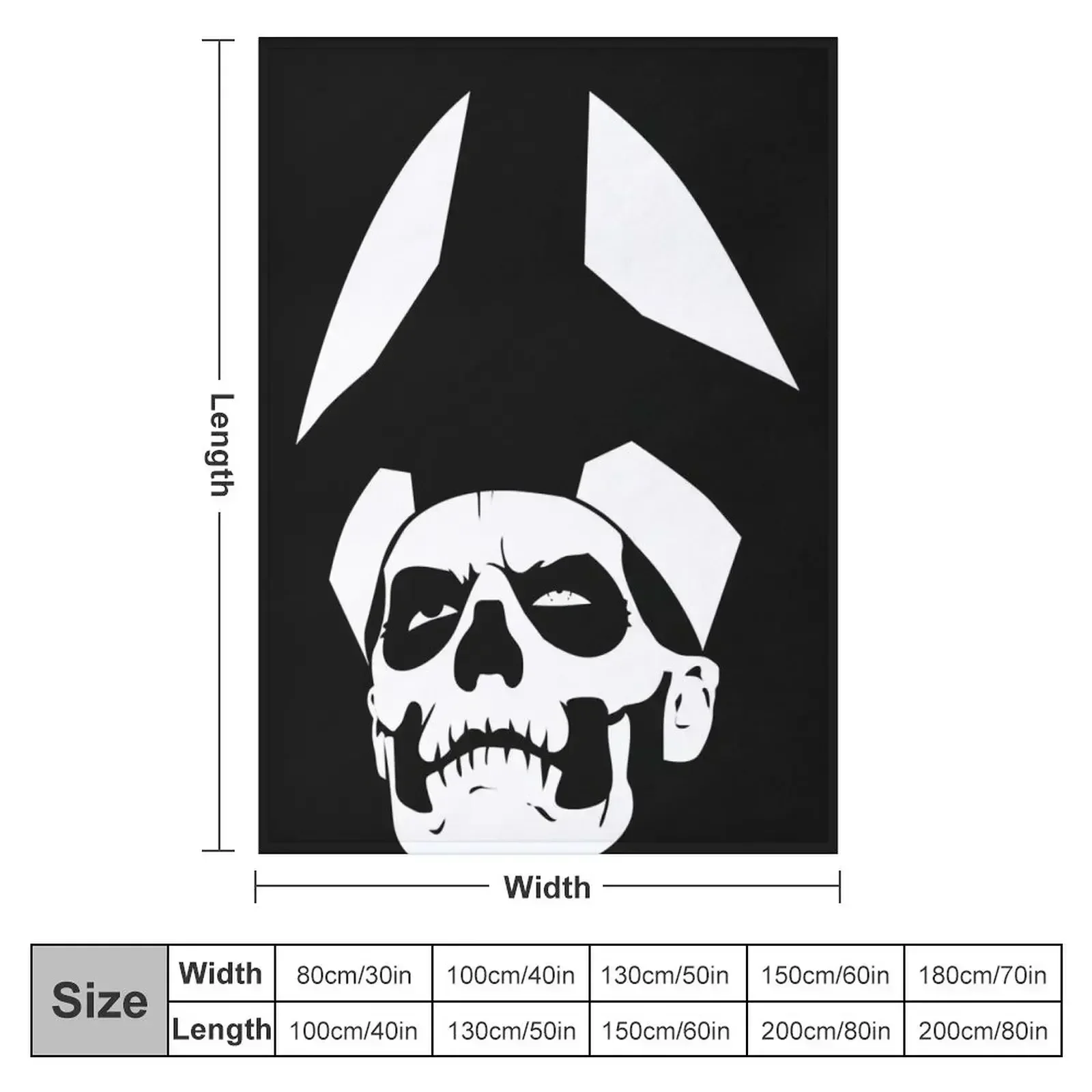 Ghost - Papa Emeritus II - minimaliste T-shirt essentiel Throw Blanket Bed covers Decorative Throw Luxury Designer Blankets