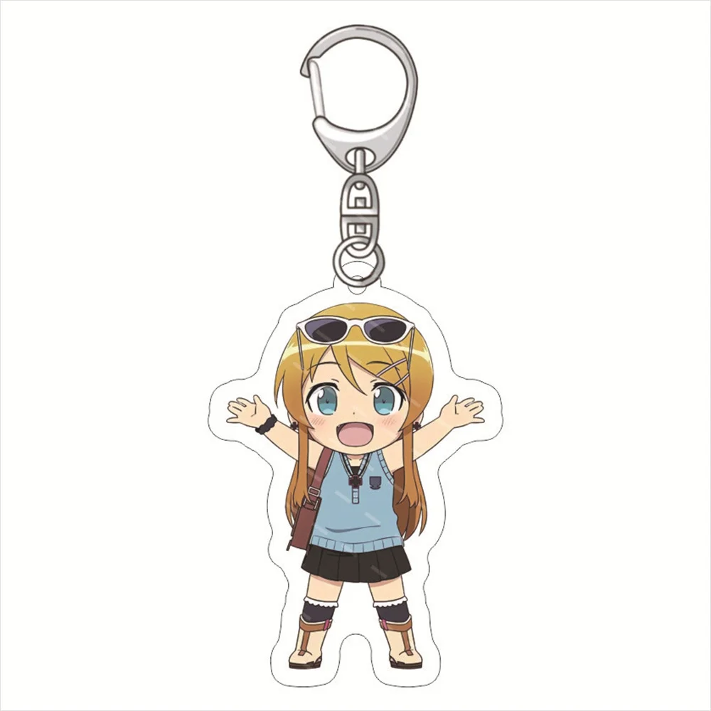 New Anime my little sister can t be this cute Acrylic Figure car Keychain BOOKbag Keyring Pendant for friend Toy Gift