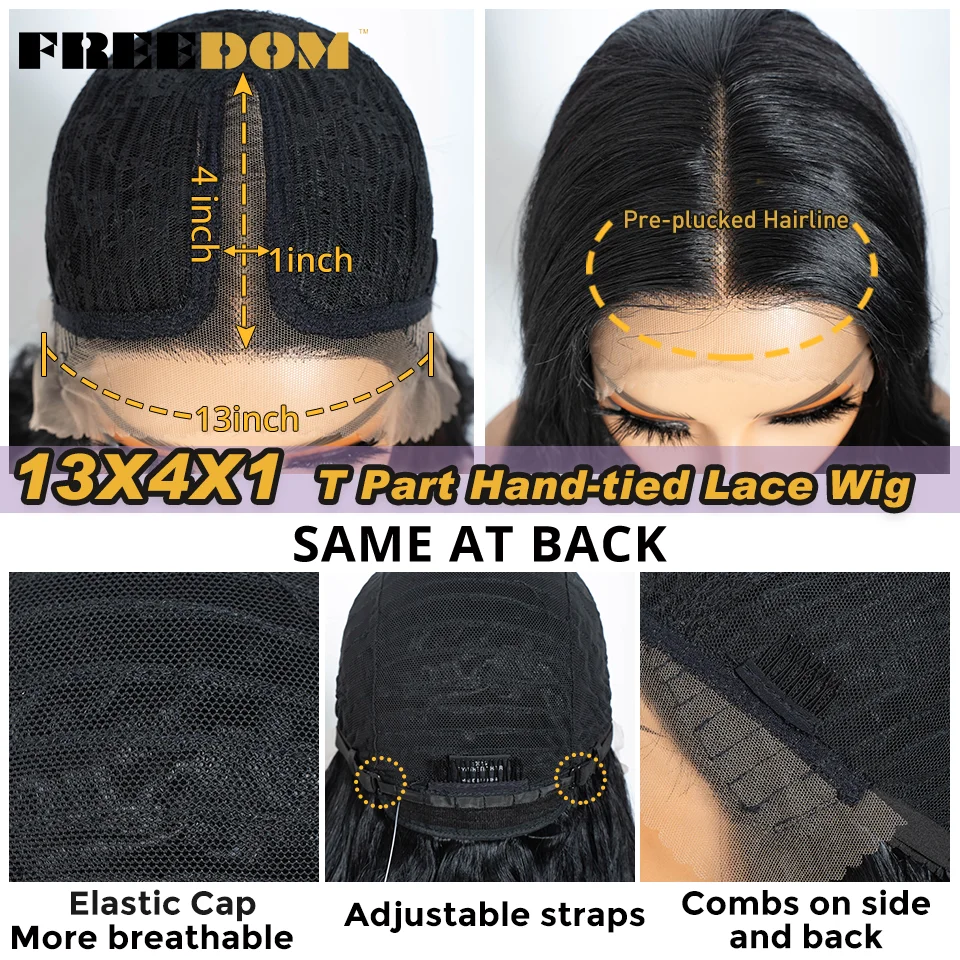 FREEDOM Synthetische Lace-Front-Perücken für Frauen, 28 Zoll, natürlich gewellt, Ombre Braun Blond Kastanienbraun, Perücke für den täglichen Gebrauch, hitzebeständig – Detail 7
