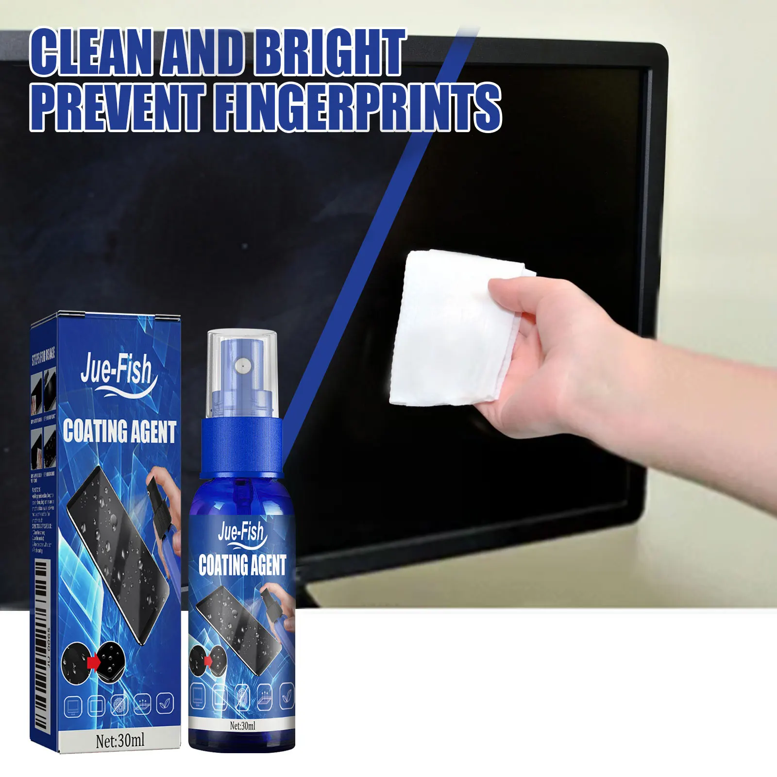 Coating Liquid Protection Phone TV Electronic Screen Clean Stain Brighten Prevent Fingerprint Scratch Screen Protection Liquid