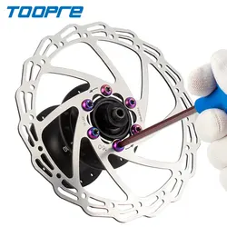 TOOPRE Mountain Bike T25 Plum Blossom Wrench S2 Alloy Steel Bicycle Rotor Disc Brake Disc Screw Installation And Removal Tool