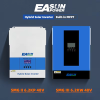 EASUN POWER 6.2KW Solar Inverter PV input 500Vdc 6500W Power MPPT 120A Charger 220VAC 48VDC Pure Sine Wave inverter With WiFI