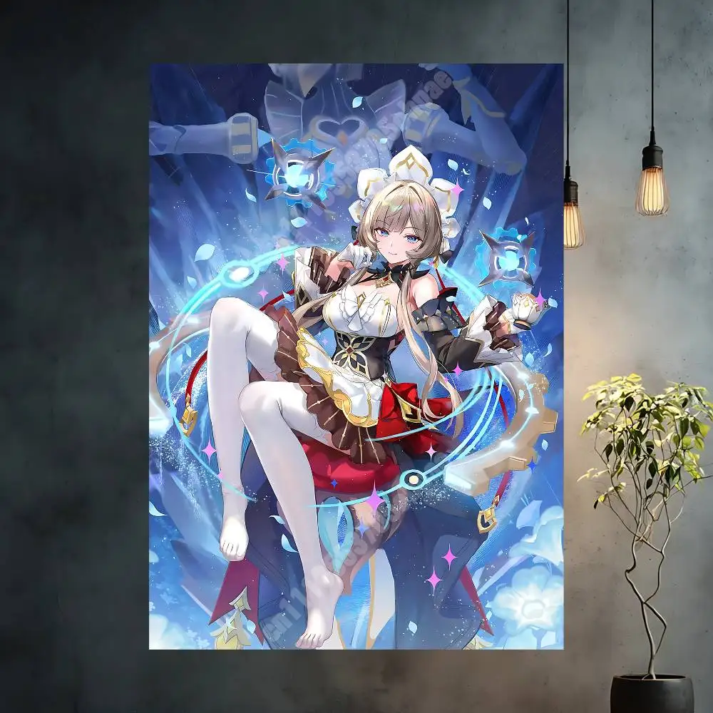 Genshin Impact Sandrone Marionette Aesthetic Poster Gallery Prints HD Home Wall Art Stylish